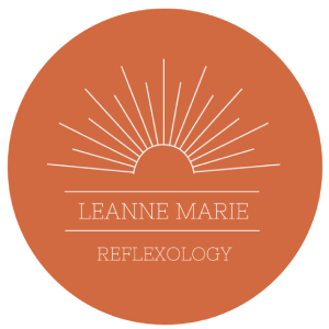 Leanne Marie Reflexology logo showcasing holistic healing services in Leighton Buzzard.