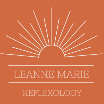 Leanne Marie Reflexology logo showcasing holistic healing services in Leighton Buzzard.